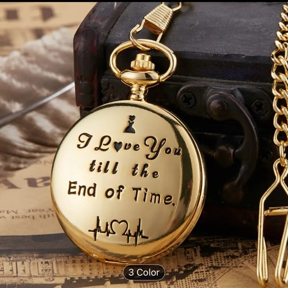Other - Gold  Engraved Pocket Watch